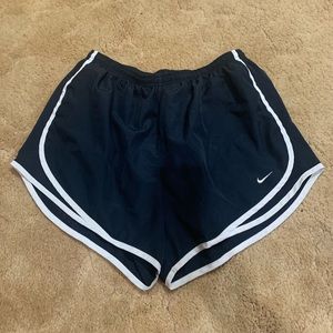 Navy and white nike shorts size XL